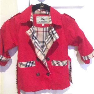 Girls Burberry Coat
